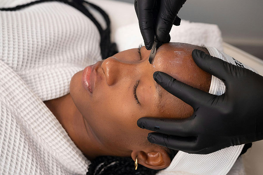 Dermaplaning-treatment Dermaplaning treatment