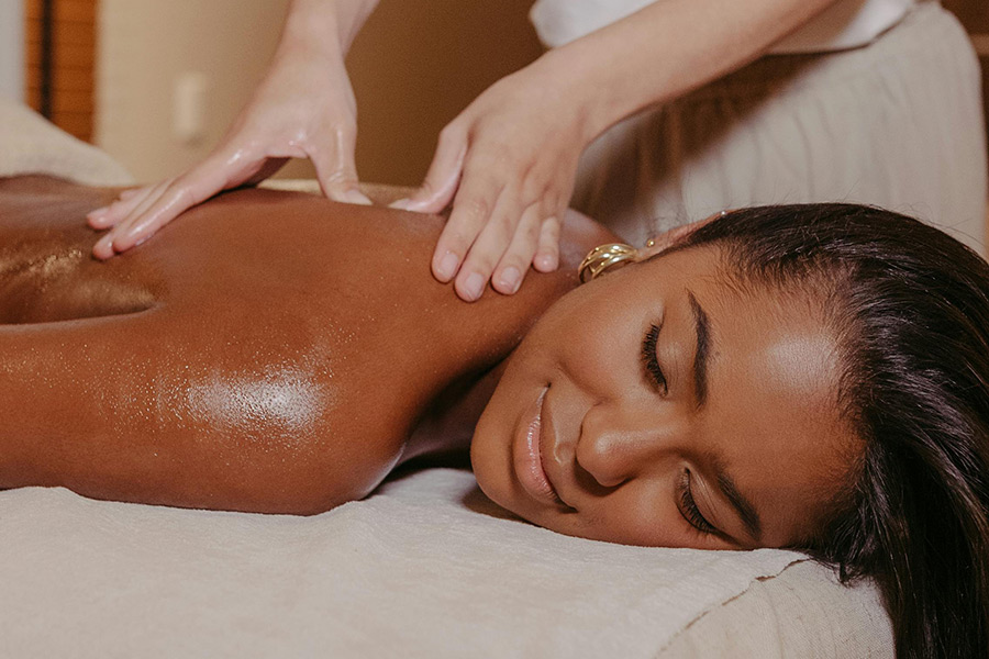 Swedish-Massage Swedish Massage being performed on a client